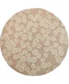 Liora Manne Capri Sea Biscuit 8'x8' Round Area Rug In Camel