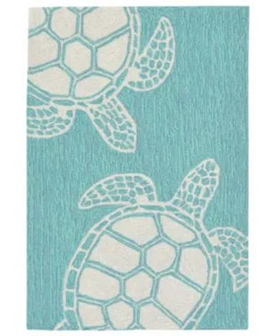 Liora Manne Capri Turtle Rug Collection In Neutral