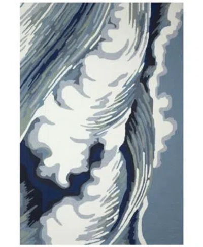 Liora Manne Capri Wave Rug Collection In Blue