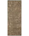 Liora Manne Carmel Border 1'11"x4'11" Runner Area Rug In Green