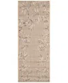 Liora Manne Carmel Border 1'11"x4'11" Runner Area Rug In Sand