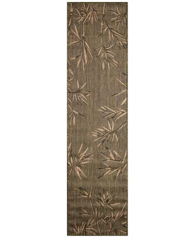 Liora Manne Carmel Border 1'11"x7'6" Runner Area Rug In Green