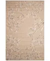 Liora Manne Carmel Border 4'10"x7'6" Area Rug In Sand