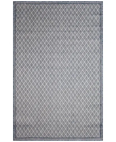 Liora Manne Carmel Diamonds 6'6"x9'4" Area Rug In Navy