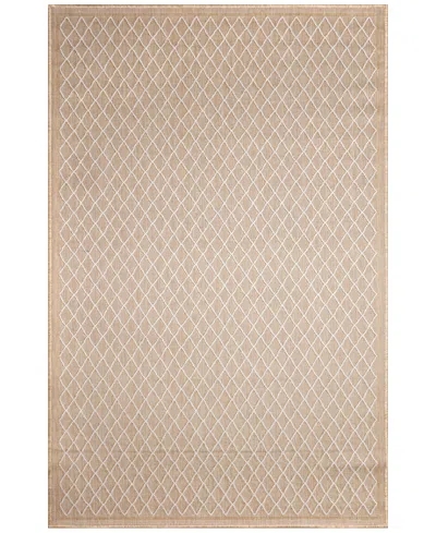 Liora Manne Carmel Diamonds 6'6"x9'4" Area Rug In Sand
