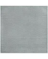 Liora Manne Carmel Diamonds 7'10"x7'10" Square Area Rug In Aqua