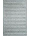 Liora Manne Carmel Diamonds 7'10"x9'10" Area Rug In Aqua