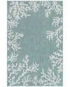 Liora Manne Carmel Indoor/outdoor Rug In Aqua