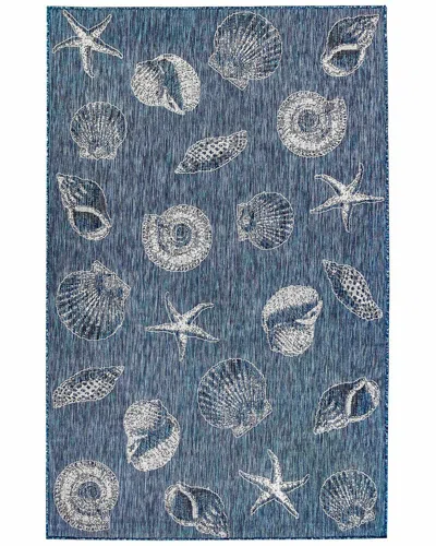 Liora Manne Carmel Indoor/outdoor Rug In Navy