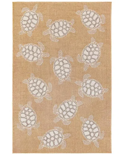 Liora Manne Carmel Indoor/outdoor Rug In Sand