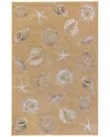 Liora Manne Carmel Indoor/outdoor Rug In Sand