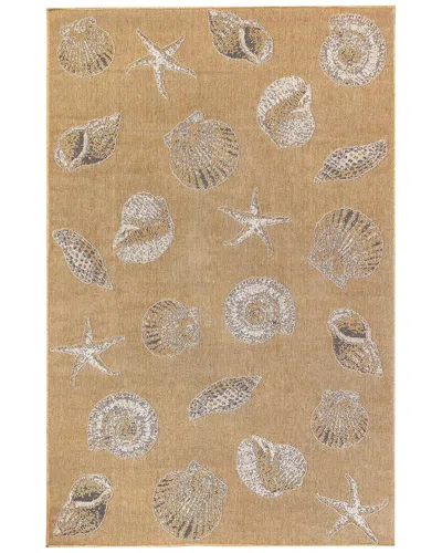 Liora Manne Carmel Indoor/outdoor Rug In Sand