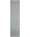 Liora Manne Carmel Pyramid 1'11"x7'6" Runner Area Rug In Aqua
