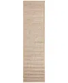 Liora Manne Carmel Pyramid 1'11"x7'6" Runner Area Rug In Sand