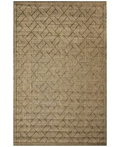 Liora Manne Carmel Pyramid 7'10"x9'10" Area Rug In Green