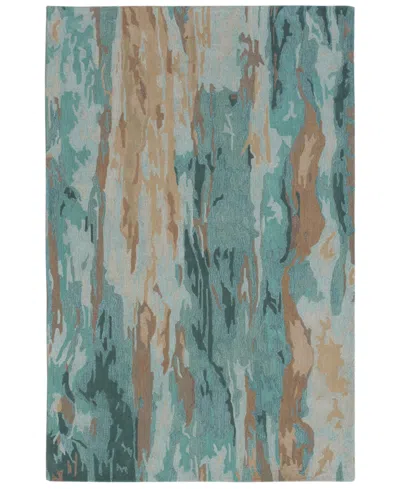 Liora Manne Corsica 9144 Waterfall Patina 7'6" X 9'6" Area Rug