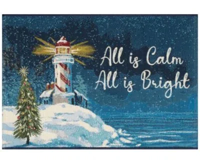 Liora Manne Esencia All Is Calm Rug Collection In Midnight