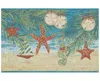 Liora Manne Esencia Coastal Ornaments 2'x2'10" Area Rug In Ocean