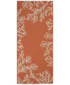 Liora Manne Esencia Coral Edge 1'11"x4'11" Runner Area Rug