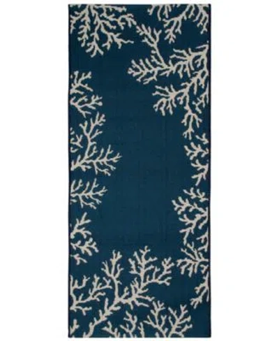 Liora Manne Esencia Coral Edge Rug Collection In Aqua