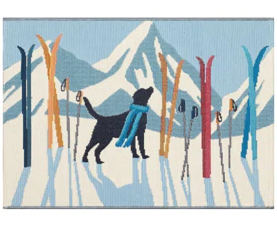 Liora Manne Esencia Downhill Dog 2'5"x3'11" Area Rug In Mist