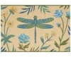 Liora Manne Esencia Floral Dragonfly 2'x2'10" Area Rug In Blue