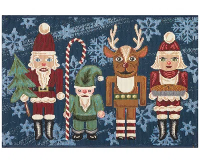 Liora Manne Esencia Nutcracker Sweet 2'5"x3'11" Area Rug In Navy