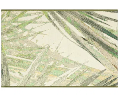 Liora Manne Esencia Palm Fan 2'5"x3'11" Area Rug In Green