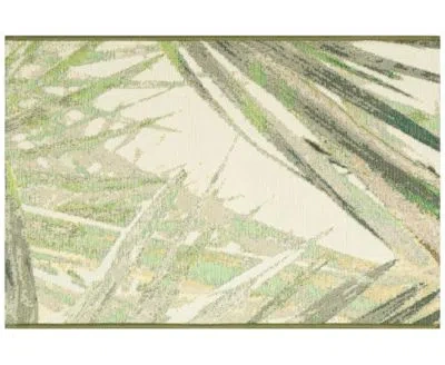 Liora Manne Esencia Palm Fan Rug Collection In Green
