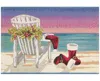 Liora Manne Esencia Santa Siesta 2'x2'10" Area Rug In Ocean