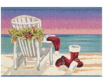 Liora Manne Esencia Santa Siesta Rug Collection In Ocean