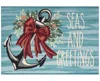 Liora Manne Esencia Seas And Greetings 2'5"x3'11" Area Rug In Ocean