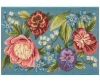 Liora Manne Esencia Secret Garden Rug Collection In Black