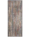 Liora Manne Esencia Sienna 1'11"x4'11" Runner Area Rug In Black