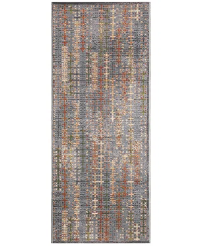 Liora Manne Esencia Sienna 1'11"x4'11" Runner Area Rug In Black