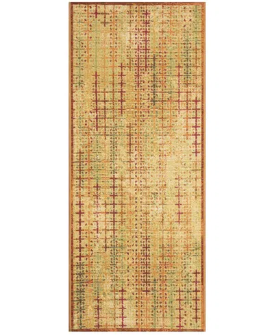 Liora Manne Esencia Sienna 1'11"x4'11" Runner Area Rug In Gold