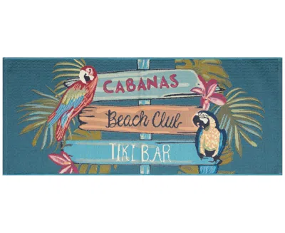 Liora Manne Esencia Summer Signs 1'11"x4'11" Runner Area Rug In Multi