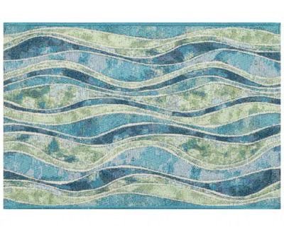 Liora Manne Esencia Wave Rug Collection In Green
