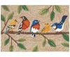 Liora Manne Frontporch Birds On A Branch 2'x3' Area Rug In Tan
