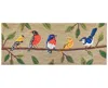 Liora Manne Frontporch Birds On A Branch 2'x5' Runner Area Rug In Tan
