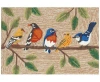 Liora Manne Frontporch Birds On A Branch Rug Collection In Tan
