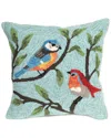 Liora Manne Frontporch Birds On Branches Indoor/outdoor Pillow