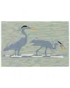 Liora Manne Frontporch Blue Heron Area Rug In Blue
