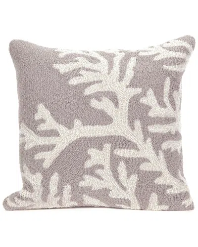 Liora Manne Frontporch Coral Indoor/outdoor Pillow