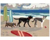 Liora Manne Frontporch Dog Beach Area Rug, 2'6 X 4' In Blue