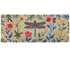 Liora Manne Frontporch Floral Dragonfly Runner Area Rug, 2' X 5' In Multi