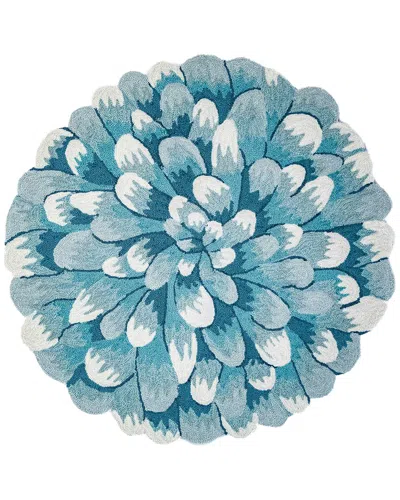 Liora Manne Frontporch Hand-tufted Indoor/outdoor Rug In Aqua