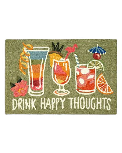 Liora Manne Frontporch Happy Drinks Outdoor Rug, 1'8 X 2'6 In Multi