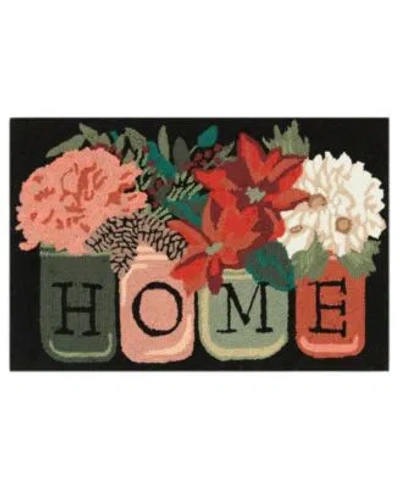 Liora Manne Frontporch Holiday Home Area Rug In Black