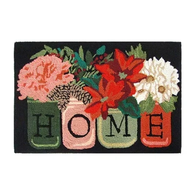 Liora Manne Frontporch Holiday Home Hand Tufted Washable Indoor Outdoor Rectangular Accent Rug In Multi